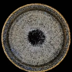 Dragon kiln wood fired kiln transforms into antique grey, unique cup handmade cup