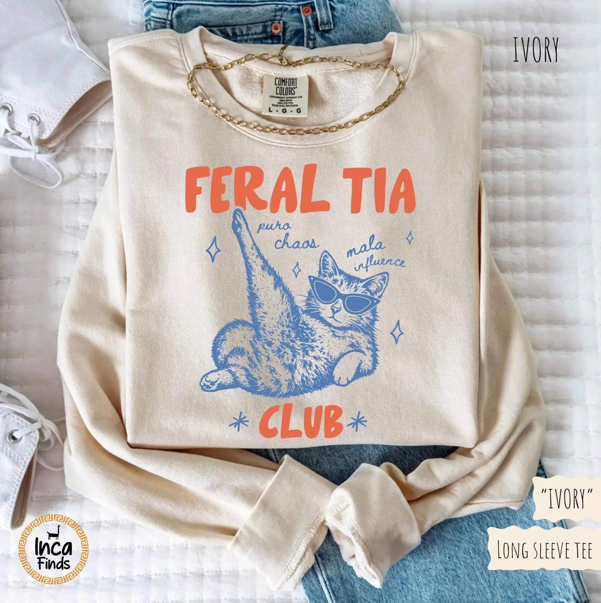 Cool Tia Club Shirt, Funny Tia Shirt, Gift for Tias, Mexican Aunt Tee, Cute Tia Sweatshirt, Funny Latina Aunt Tee, Tia Auntie Gifts