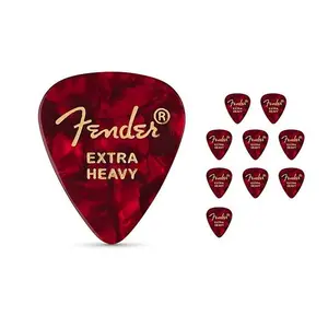 Fender 351 Shape Classic Thin Celluloid Guitar Picks - 12 Pack