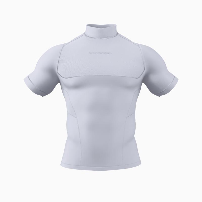 Youth Short Sleeve Turtleneck Compression Shirt