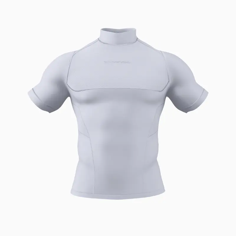 Youth Short Sleeve Turtleneck Compression Shirt