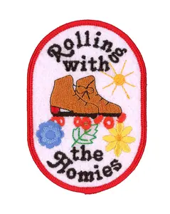 Rolling With The Homies Rollerskate Patch