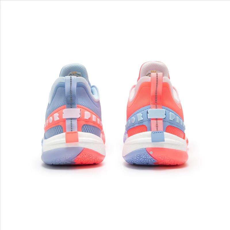 361° Big3 5.0 Quick PRO Basketball Shoes for Men Blue Synthetics Qu!kCQTECH Midsole Qu!kBONE Carbon-Fiber Plate Breathable Outdoor Sneakers