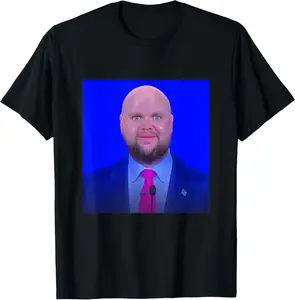 Funny JD Vance Bald Head Vice President Face Meme Casual Short sleeve Cotton T-Shirt
