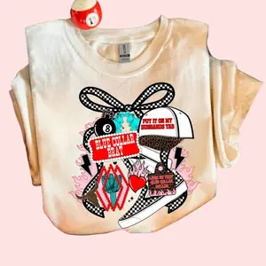 Living on That Blue Collar Dollar Bow & Flames Shirt, Blue Collar Brat Western Clothing Top Womenswear Rodeo Outfits