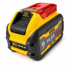 DEWALT 60V Flexvolt High-Capacity 9.0Ah Rechargeable Battery for Cordless Power Tools