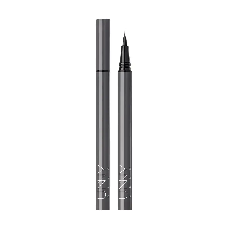 Unny Club Liquid Eyeliner Pen - Youth-Focused Waterproof Cosmetic, Precision Fine Tip Micro Liner, Long-Wear for Winged Eyes, Cat Eye, Creative & Cupid's Bow Makeup
