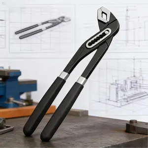 Multi-Functional Quick Adjustable Large Opening Pipe Wrench, Ideal for Kitchen Sink and Other Applications, Durable and Versatile Tool