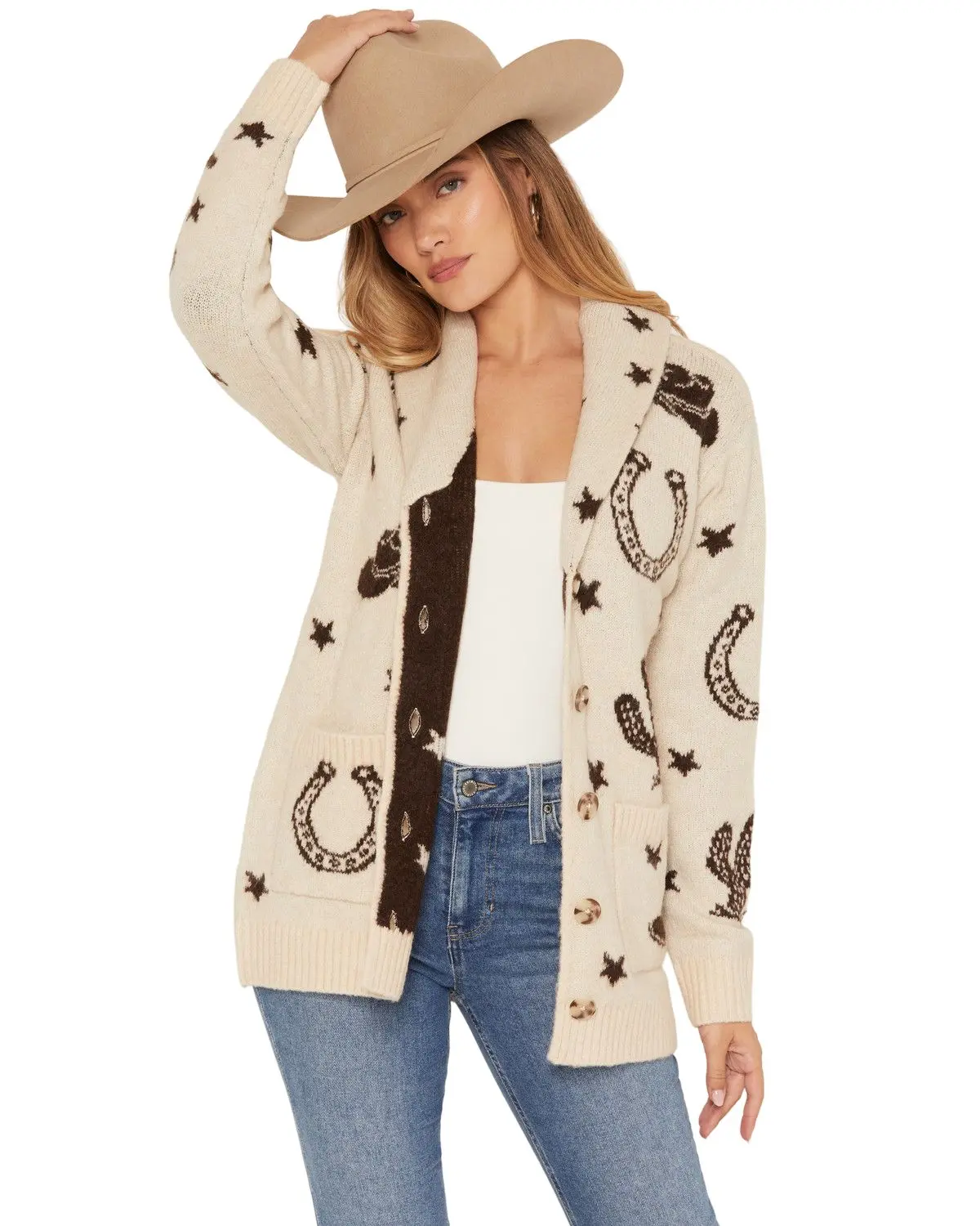 Idyllwind Women's Women'S Harper Button-Down Cardigan Sweater - Iwfa26sw1-Crm
