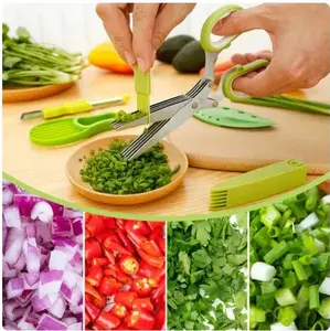 MULTI-BLADE  HERB SCISSORS