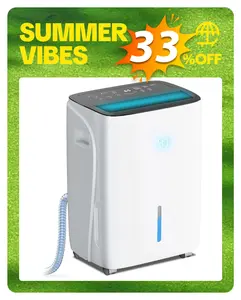 150 Pints Energy Saving Dehumidifier for Home & Basement with Drain Hose, Front LED Display and 8L Water Tank, Ideal for Spaces up to 7500 Sq. Ft., Featuring Auto Defrost,3 Modes, 24H Timer tiktokshopspringglowup,summervibes