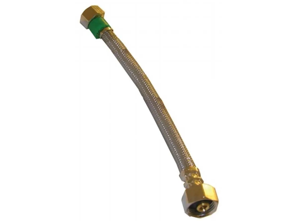 Larsen Supply 10-0449 Sink Water Supply Connector, 0.50in IPS Threads x 0.50in IPS Threads x 48in Flexible Extension Pipe Fitting