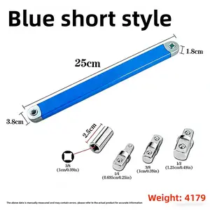 Cross-border long pole extension pole multi-function adjustable ratchet wrench double-headed dual-purpose labor-saving ratchet wrench