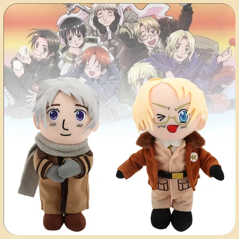 26cm Hetalia Russia Plush Dolls Hetalia Ivan Braginsky Hetalia Axis Powers America Plush Toys Movie Stuffed Animals Fans Gifts