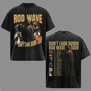 [Free Ship] Comfort Colors Rod Wave Don't Look Down Tour 2026 V3 Tour T-Shirt, Rod Wave Fan Graphic Tee, Dont Look Down Tee Merch Streetwear Graphic Shirt, Gift for Rod Wave Fans