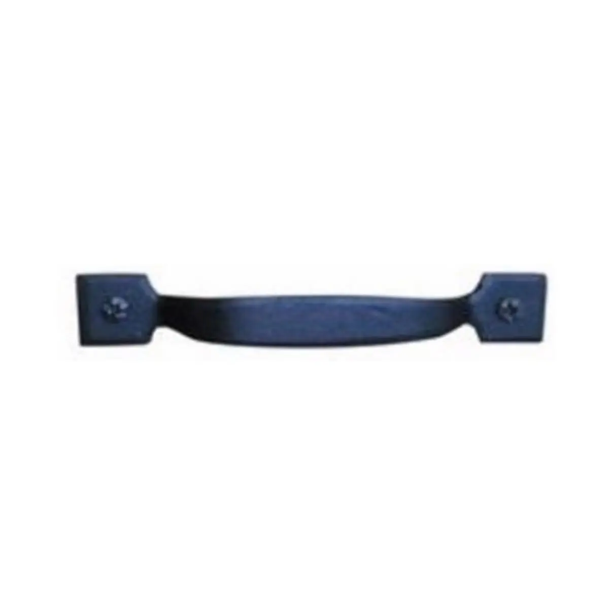 John Wright 212 MAIN Square Drawer Pull, Hand Forged Metal Door Hardware for Home Decor, Powder Coated Black Finish, Includes Screws (Model 88-617), Square Shape