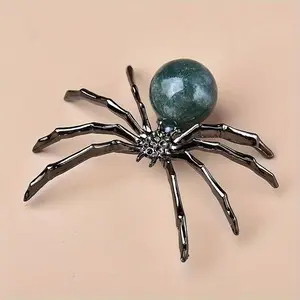 Crystal Spider Jewelry Making Supplies, Multiple Styles Quartz Crystal Beads, Handmade Gift Idea, Random Style, 1 Piece