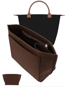 Zipper Felt Wallet Storage Bag, Quick Switch Shoulder Bag Organizer, Durable Travel Essential Accessory, Travel Essentials Bag, Unisex Use, All Seasons