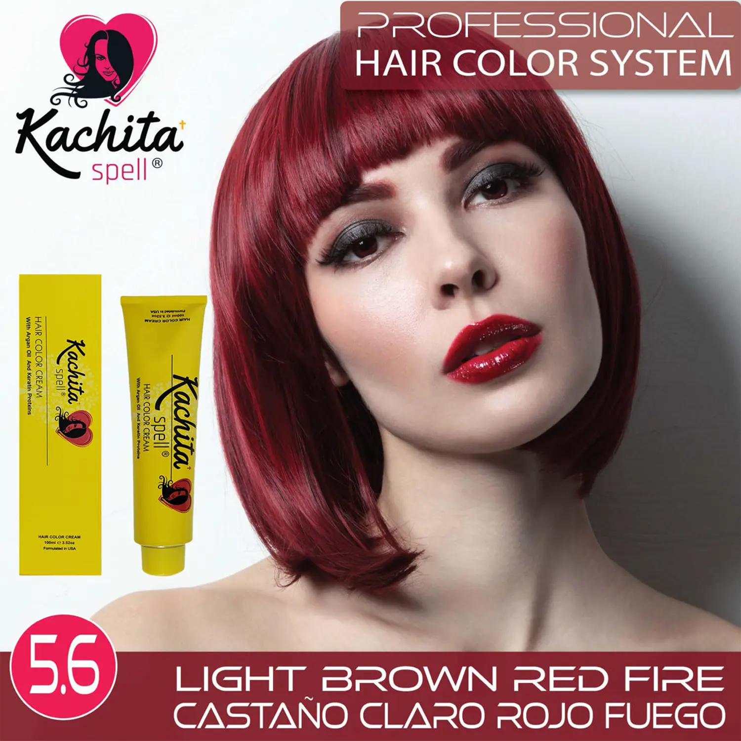 5.6 Light Brown Red Fire