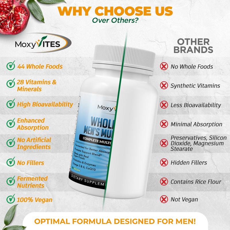 Methylated Multivitamin for Men with 44 Whole Foods