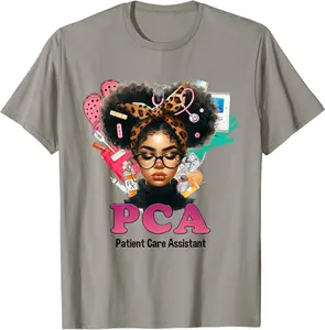 Pca Patient Care Assistant In My Pca Era Affrican Pca Women T-Shirt