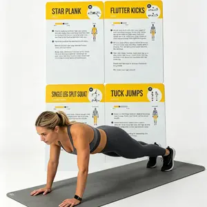 Your New Home Workout BFF  No-Equipment Bodyweight Exercise Cards，deck of death fitness cards，workout journal，workout cards，exercise cards