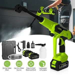 Wireless Portable High Pressure Washer, Nozzle Electric High Power Cleaner 2 Rechargeable Battery Powered By, Handheld Electric Cleaner Water, Perfect Gift Idea SummerVibes, Cordless Pressure Washer, Car Wash Equipment