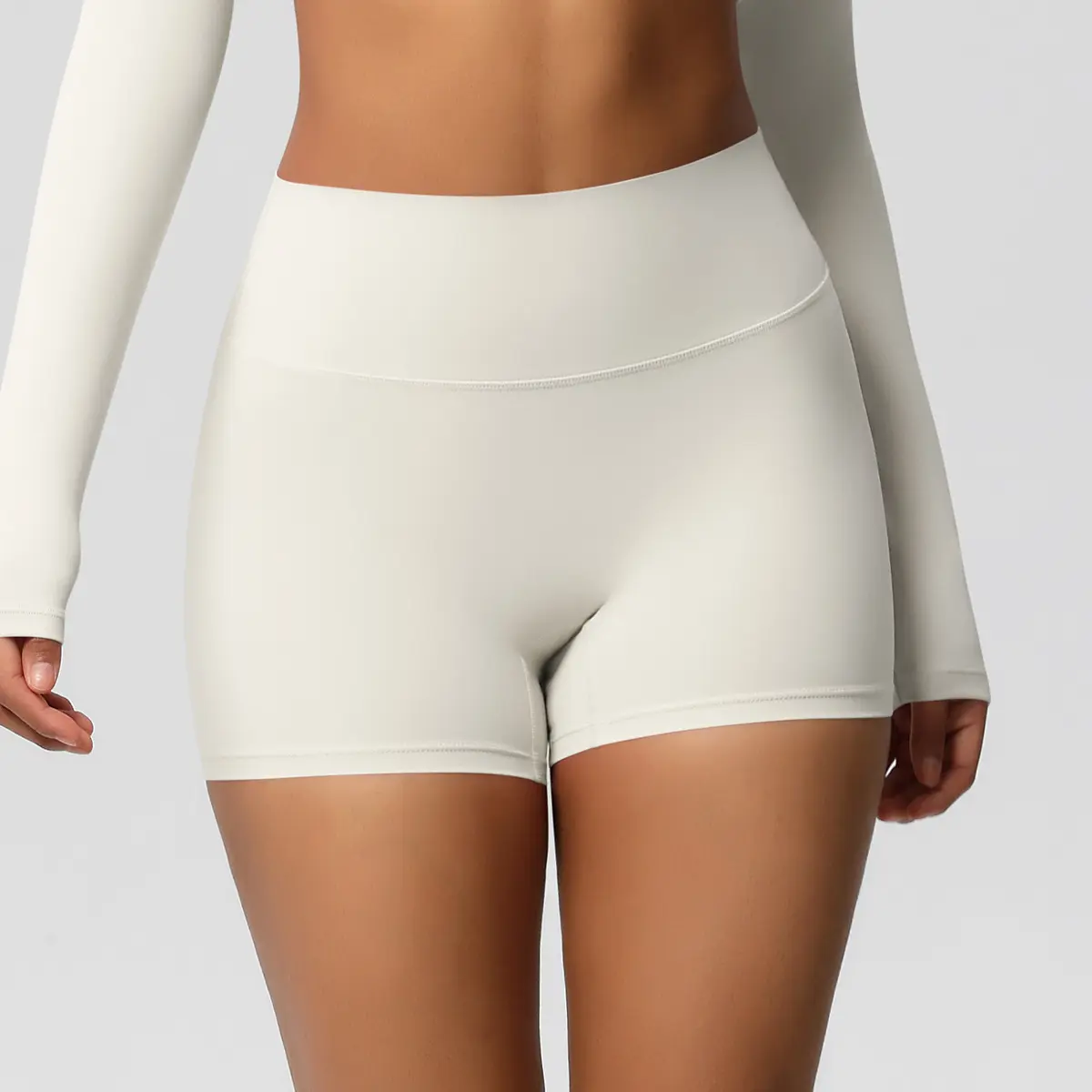 7101 Shorts   Light Ivory