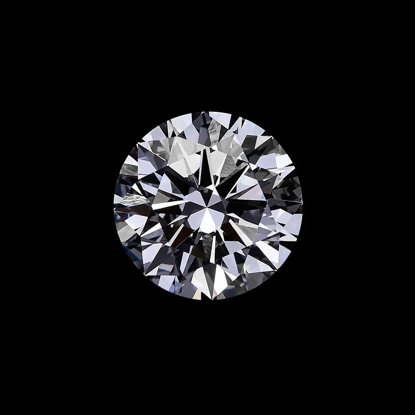 Yucan|1CT Round Moissanite Diamond-GRA Certified