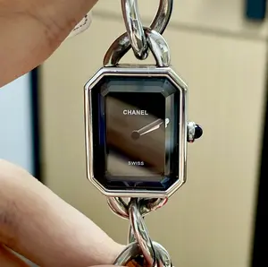 Chanel Vintage 20mm Quartz - Black Dial, Stainless Steel Bracelet Ladies Watch MWT000585