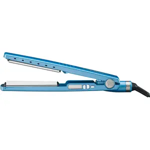 BaBylissPRO Nano Titanium 1¼" Ionic Straightener BNT4091TUC Precision Flat Iron with Ultra-Smooth Titanium Plates Digital Ionic TEMPERATURE CONTROL up to 450°F LED Display & Fast Heat Recovery Durable Adjustable