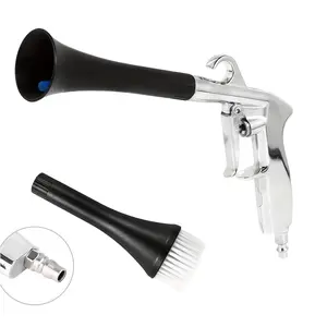 Tornado Air Blow Gun with Nozzle for Car Interior Cleaning Quickly Blasts Dirt and Dust Dryer Vent Cleaner Wash Kit Hose Car Detailing Supplies Turbo Tool Works with Air Compressor-MM1