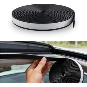 16.4 Ft  Sunroof Seal Strip Rubber  Trim,Cuttable  Windshield Rubber Seal Strip for -Weather Protection, Windshield Seals Strips for Sunroof,Windshields,Windows