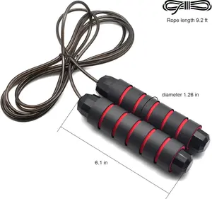 Sports Jump Rope Gym Fitness Home Exercise Professional Skipping Speed Steel Cable Adjustable Student Workout Jumping Ropes