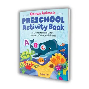Preschool Activity Book: Ocean Animals – 75 Learning Games for Kids Ages 3–5