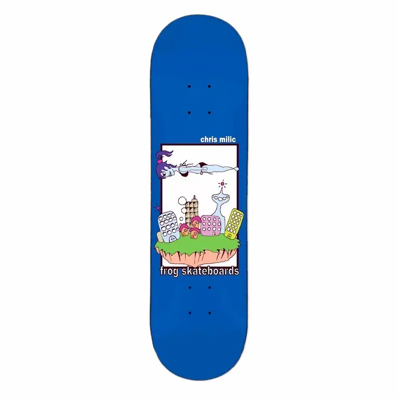 Frog Air Head (Chris Milic) 8.5-Inch Skateboard Deck, Skateboarding