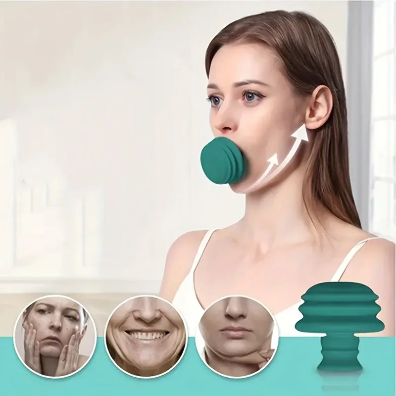 Facial Exercise Device, Jaw Exercise Trainer for Face & Neck Workouts, Reusable Fitness Tool
