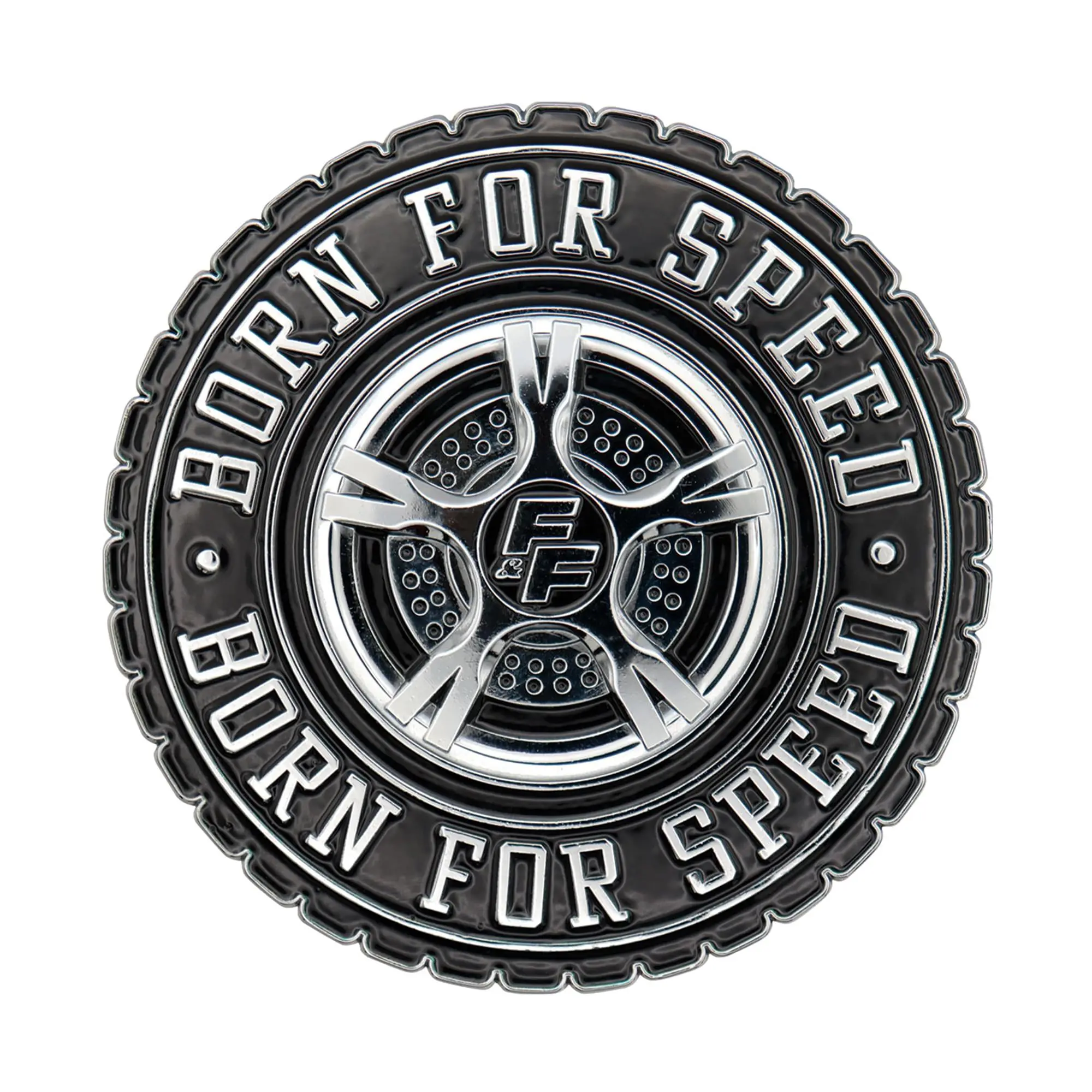 Fast & Furious "Born for Speed" Limited Edition Embossed Metal Medallion