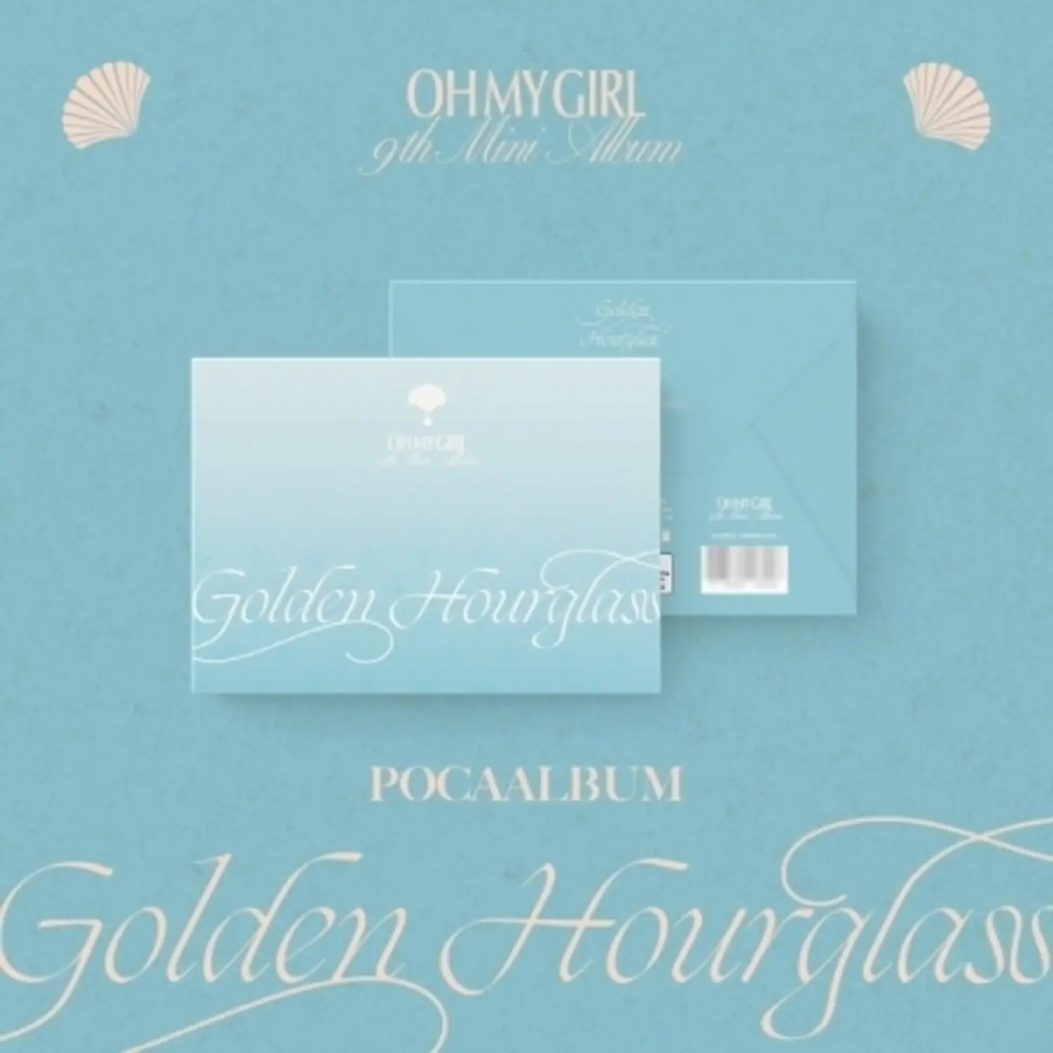 Oh My Girl - Golden Hourglass - Poca - incl. Photostand, 2 Photocards + 2 Stickers  [DISCLESS DIGITAL] Photos, Stickers, Asia - Import