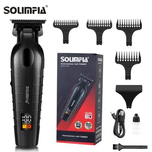 Professional Hair Trimmer, Cordless Barber Clipper, Portable Beard Trimmer, Rechargeable Hair Clipper for Barber Shop & Salon & Home Use