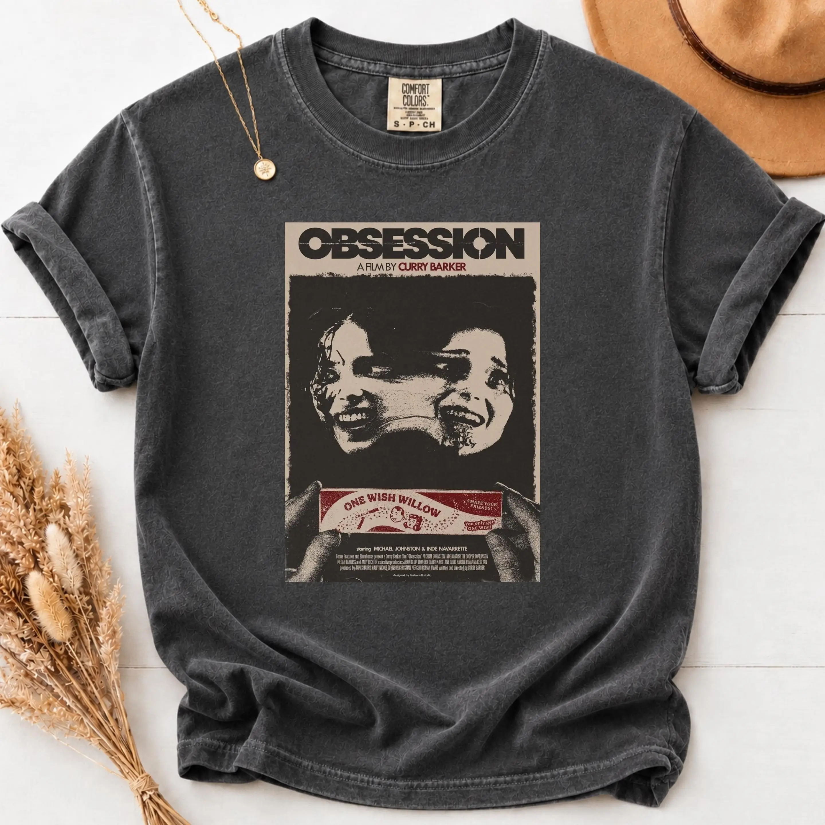 Movie T-Shirt, Obsession Graphic Tee, Gothic Horror Tee, Obsession Movie Tee ITTN26080329