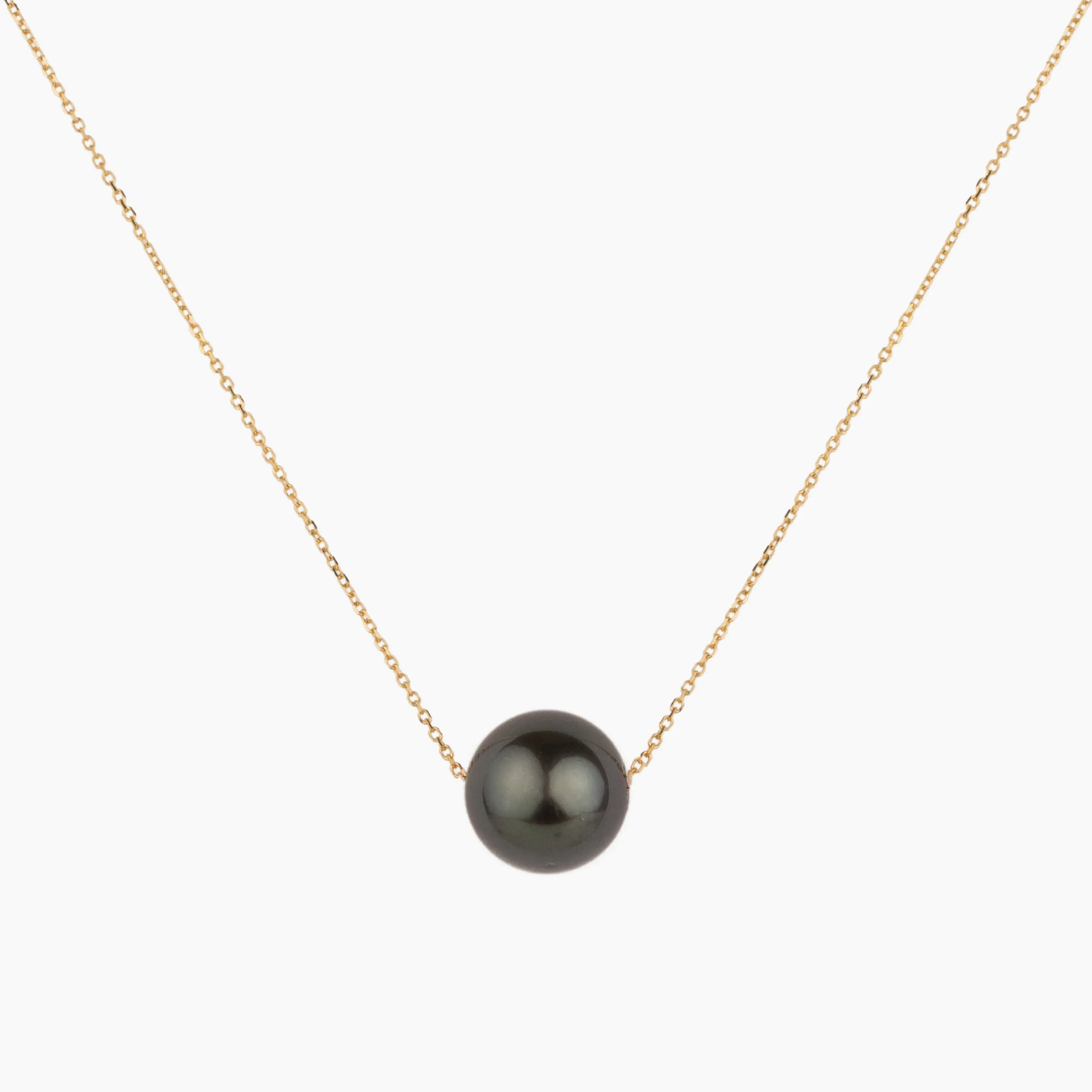 Floating Tahitian Pearl Necklace