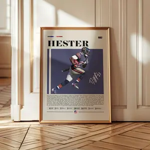 [CHICAGO FOOTBALL POSTER- SALES UPTO 50%] Devin Hester Poster, Chicago Bears Wall Art, Football Fan Gift Print