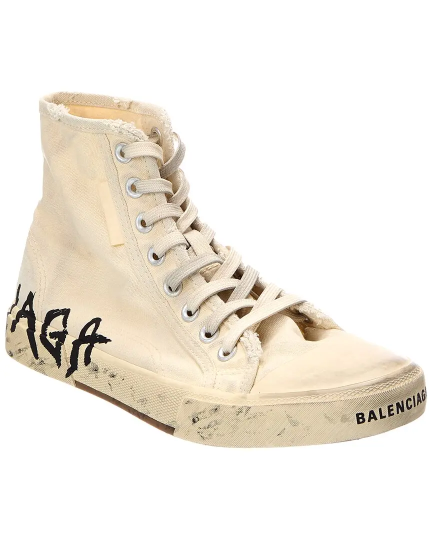Balenciaga Paris High Top Canvas Sneaker