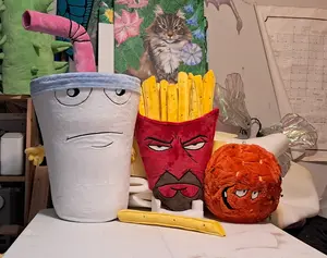 All 3 large Aquateens!