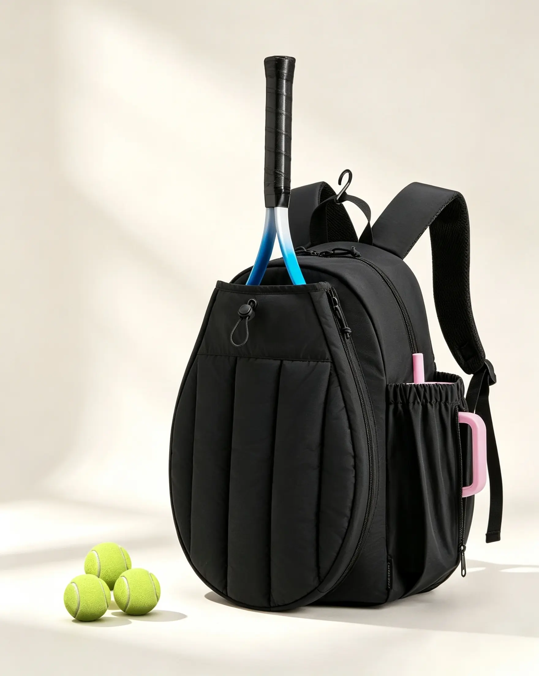 Unisex Large-Capacity Outdoor Sports Backpack - Waterproof Cloth Tennis/Badminton Racket Bag for Men and Women