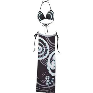 Breath Wild Midna Cosplay Costume Sexy Lingerie Swimsuit Black Bikini Skirt Outfit Twilight Princess Midna Costume