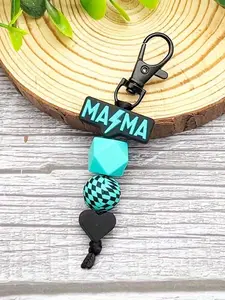 A fashionable MAMA pendant, bag pendant, Bag Charm Keychain, Key Chain Jewelry, suitable for daily wear, and also a surprising exquisite small gift.