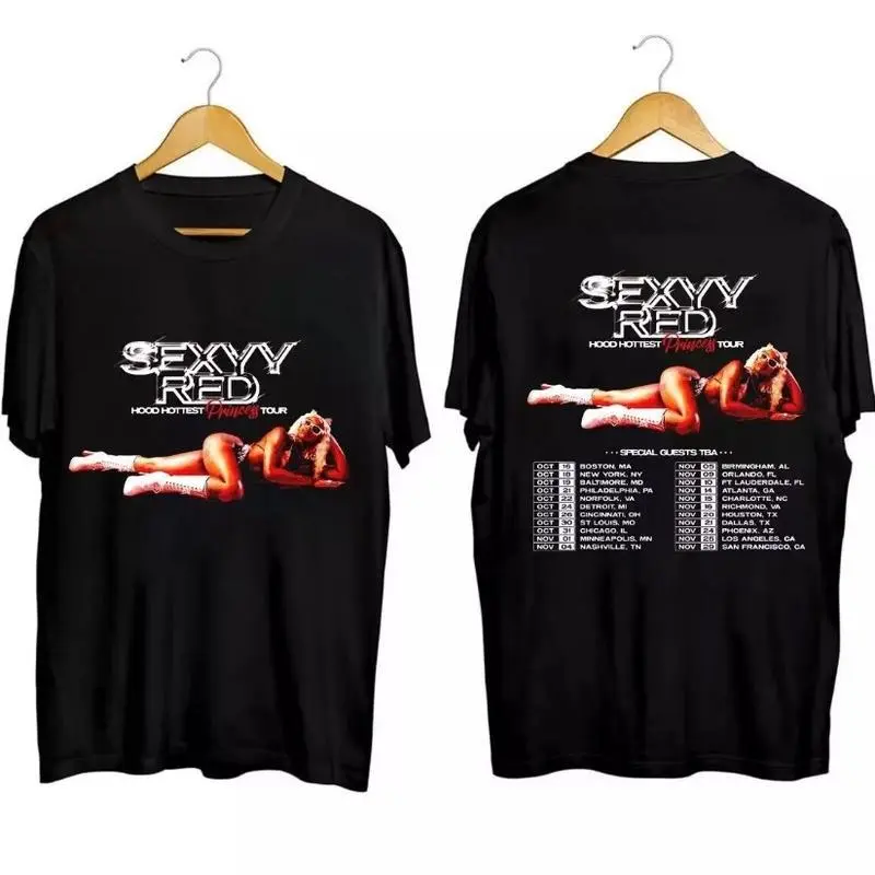 Sexyyyy Reddd Hood Hottest Princess Tour Shirt, Rapper Sexyyyy Reddd T-Shirt Casual Classic