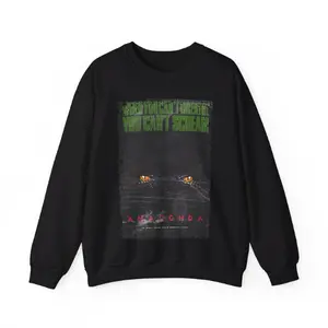 Anaconda Sweatshirt, When You Can't Breathe Shirt, Snake Horror Sweatshirt, Anaconda Movie Sweater, Reptile Eyes Sweatshirt, Horror Movie Sweatshirt, Glowing Eyes Sweater, Movie Quote Sweatshirt, Vintage Horror Tee, Anaconda Fan Merch
